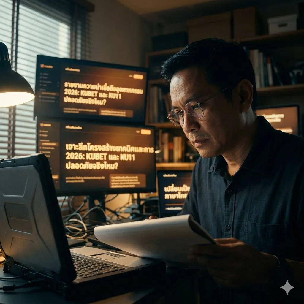 รายงานความน่าเชื่อถืออุตสาหกรรม 2026: KUBET และ KU11 ปลอดภัยจริงไหม? เจาะลึกโครงสร้างเทคนิคและการป้องกันทางการเงิน