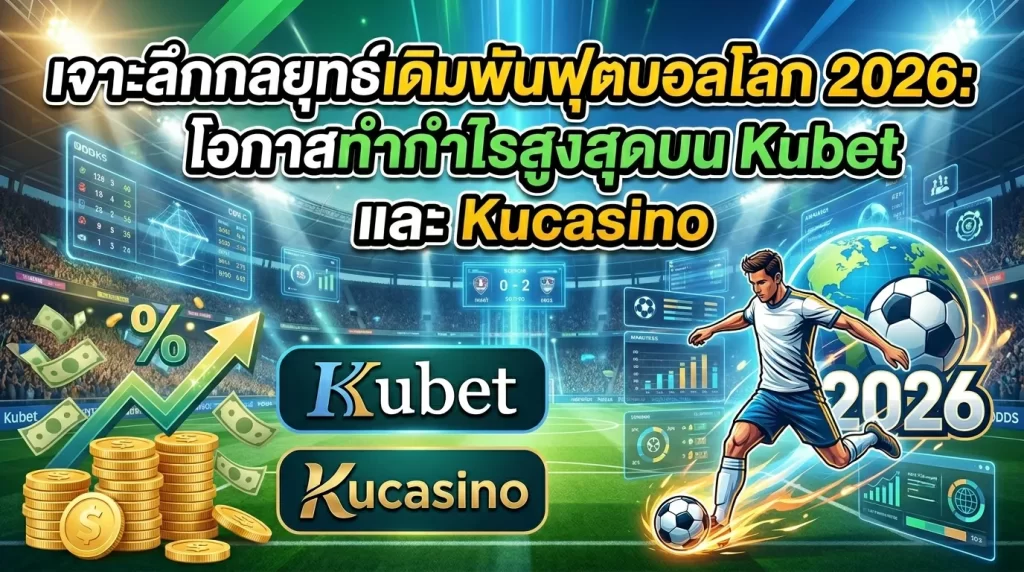 เจาะลึกกลยุทธ์เดิมพันฟุตบอลโลก 2026: โอกาสทำกำไรสูงสุดบน Kubet และ Kucasino