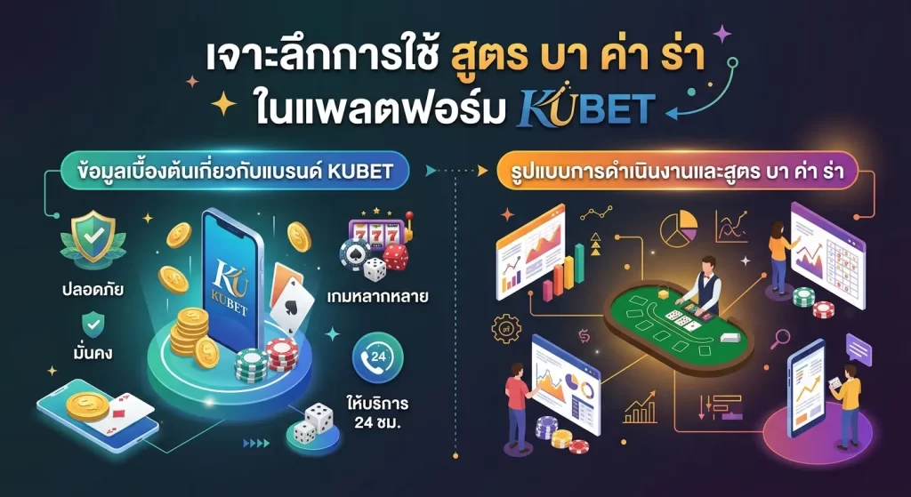 เจาะลึกการใช้ สูตร บา ค่า ร่า ในแพลตฟอร์ม KUBET